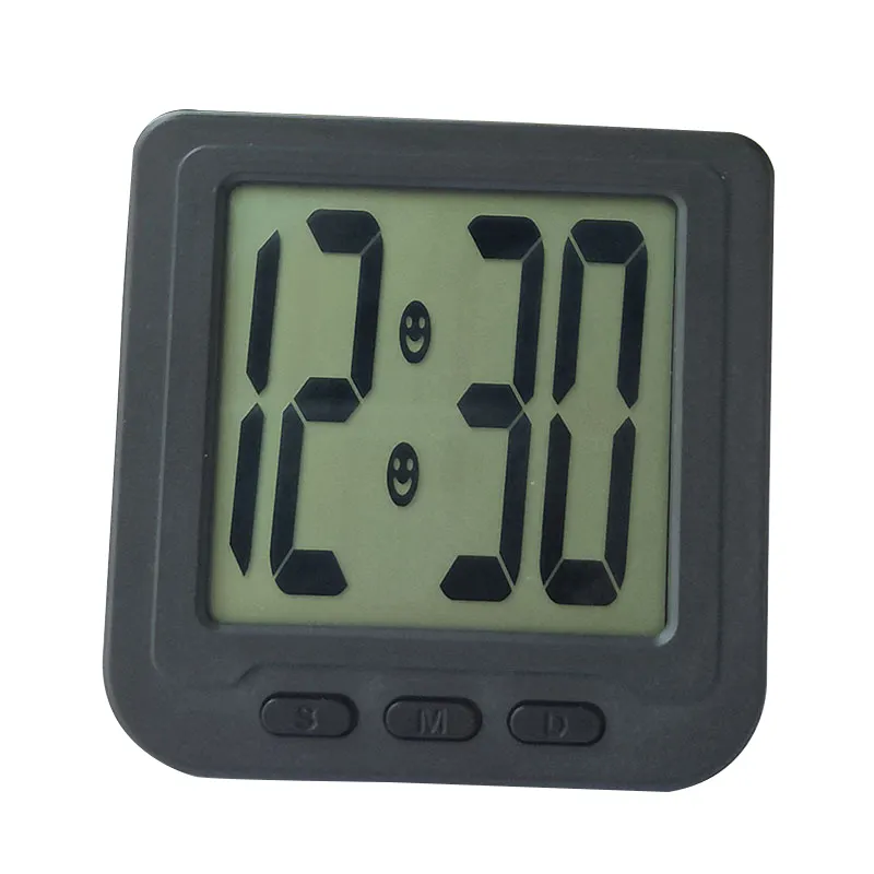 Portable Digital Countdown Timer Clock Large LCD Screen Alarm for Kitchen Cook
