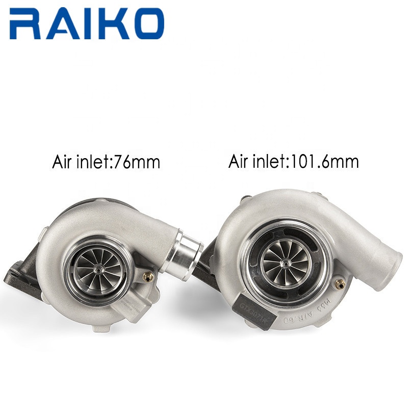 Турбокомпрессор Raiko GTX3071R GEN II GT30 GTX, двойной Керамический шарикоподшипник, универсальный производительный турбонагнетатель для гонок, 320-620 лошадиных сил