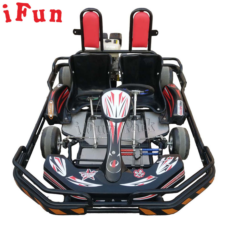 Коммерческий Источник питания: 2 элемента питания игроков 270cc двигателя Go Kart развлечений оборудование для аттракционов Бензин Педаль Для картов, способный преодолевать Броды для взрослых и детей