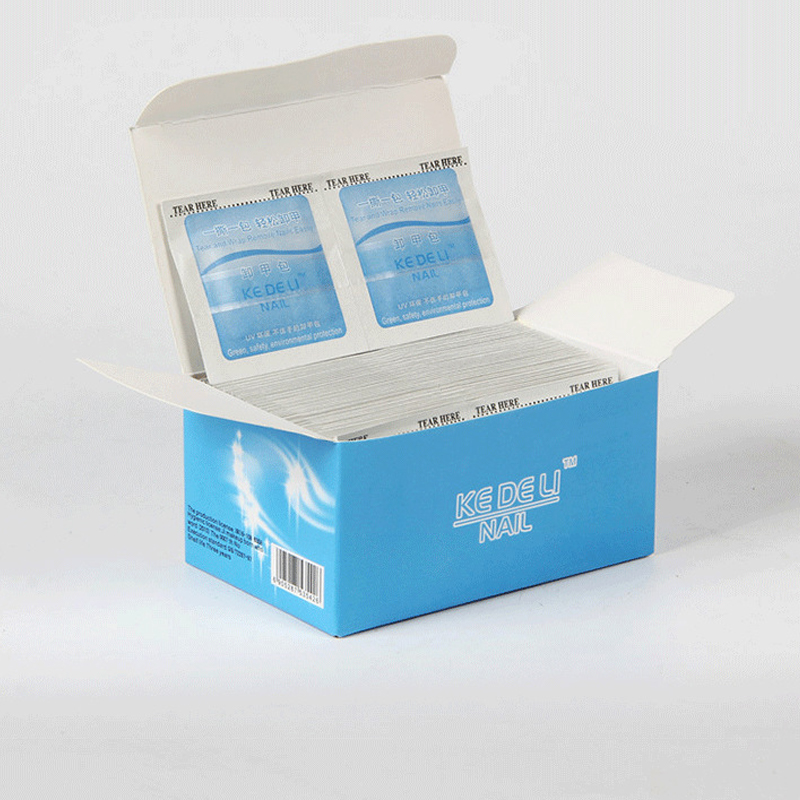 Private Label Nail Polish Remover Eco Friendly Soak off Foils Pads Exclusively for Nail Shop