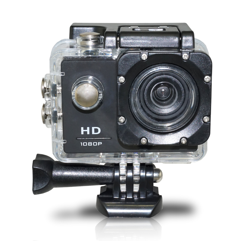 4K wide Angle lens HD WiFi waterproof case remote outdoor sports camera with accessory mounting kit battery charger