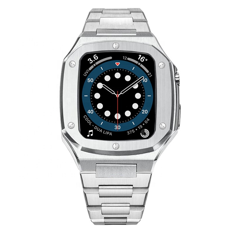 Защитный 44 мм корпус из нержавеющей стали для смарт-часов Apple серии Iwatch 4/5/6, 360 градусов