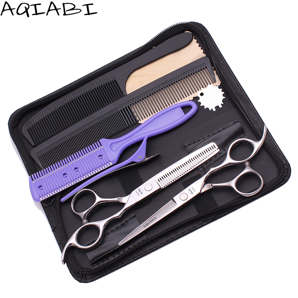 Волосы cuttingscissors 6,5 ''AQIABI филировочные ножницы парикмахерские ножницы набор A1006-A