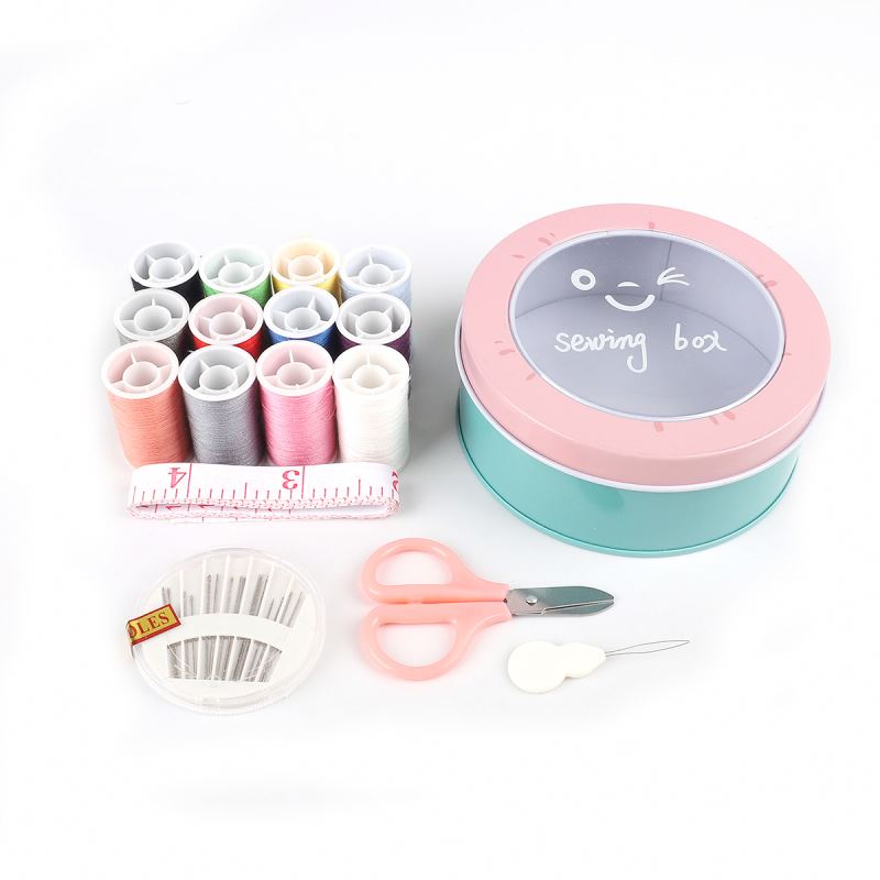 4.5X11cm Sewing Box Kit Storage Container Travelling Quilting Stitching Embroidery Sewing Needle Craft Sewing Kits with Case