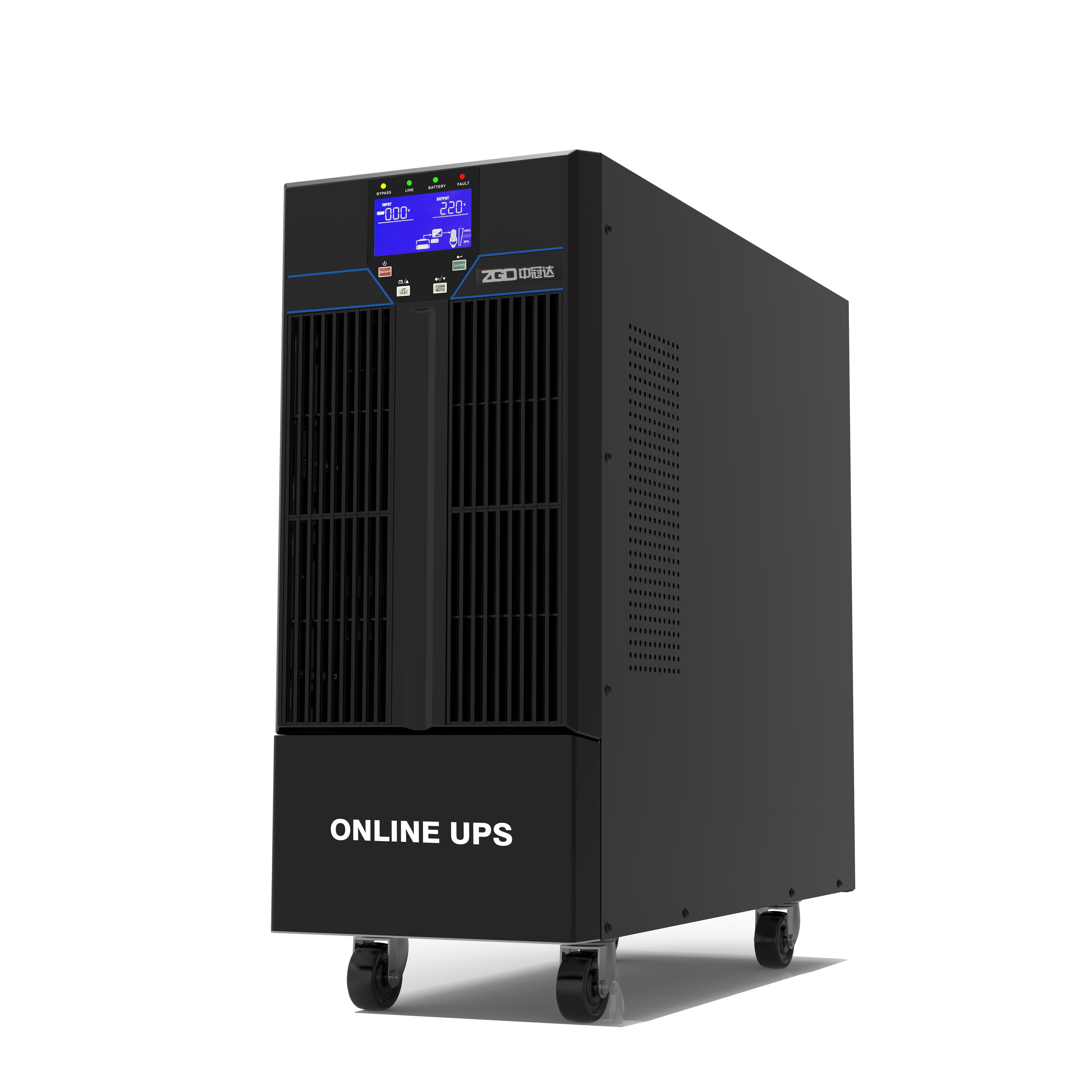 Высокочастотная онлайн 10kva чистая Синусоидальная карта snmp для системы питания ups