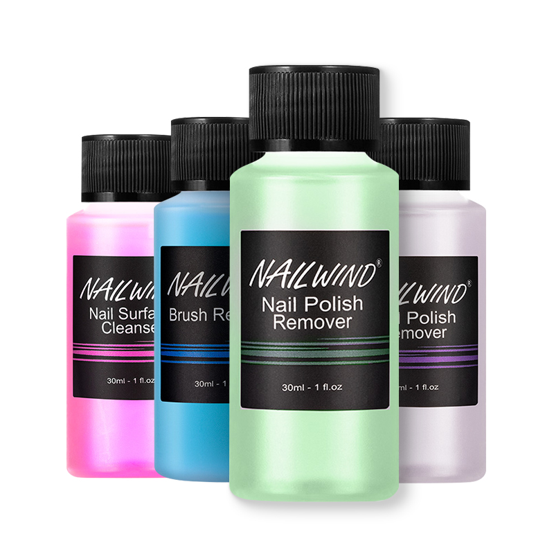 Nailwind oem приватный лэйбл жидкость для снятия лака оптовая продажа 30 мл гели для ногтей чистящей жидкости для легкой фиксации гель жидкость для снятия лака для ногтей