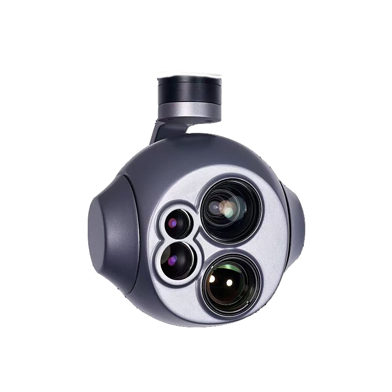 FOXTECH Искатель-10 TIRM EO + ИК-двойной датчик лазерный дальномер 3 оси 10X зум Gimbal Дрон с камерой