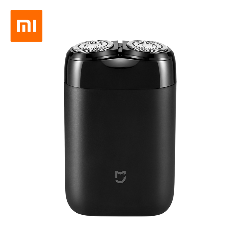 Новое прибытие оригинальный Xiaomi Мини двойной Поплавковый лезвия для бритья Type-C электробритва IPX7 водонепроницаемый тихий мотор сухой мокрой электрическая бритва