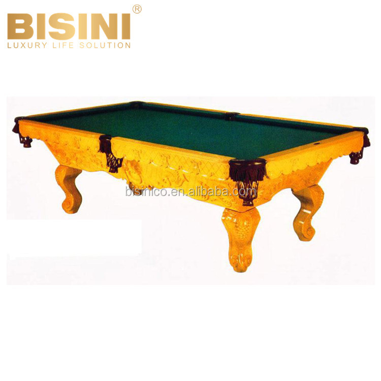 Antique French Style Solid Wood Hand Carved Pool Tables Extravagant 9ft Snooker Billiards Table