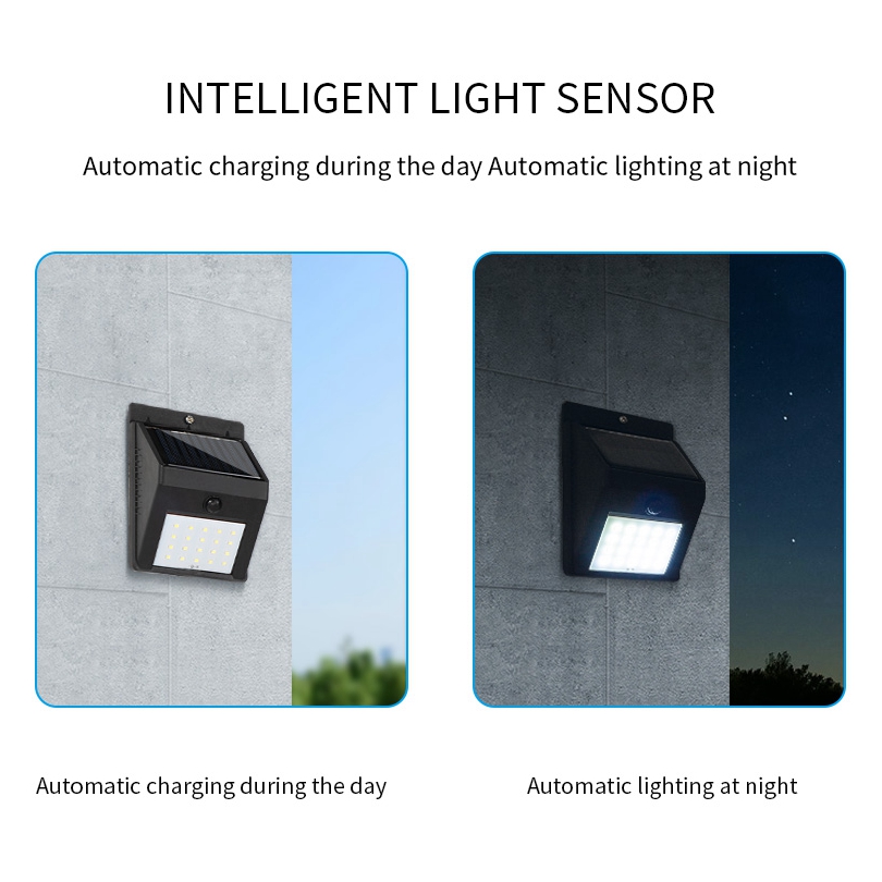 Solar wall light Outdoor 6500k Outdoor Motion Solar Sensor Garden wall lights