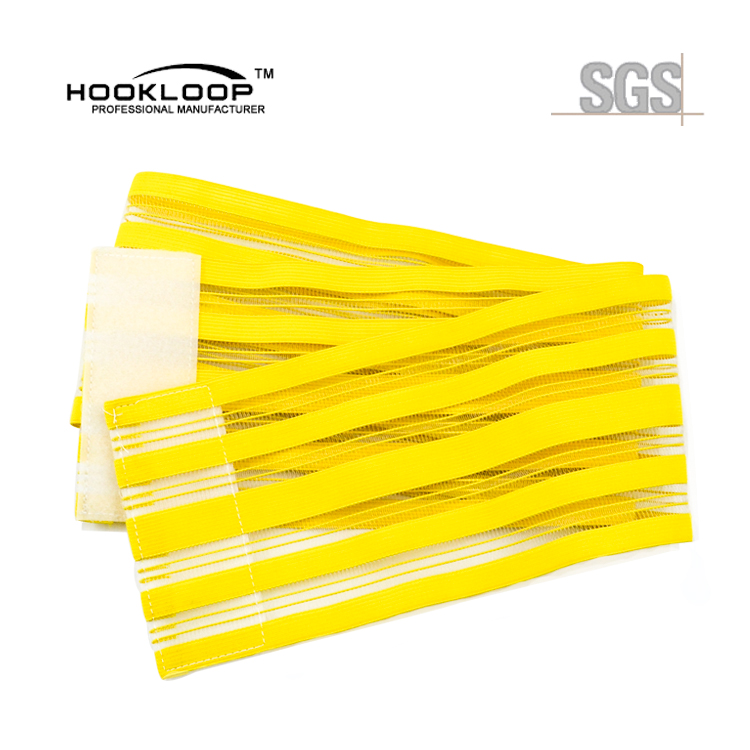 Durable Transparent fish silk elastic webbing tape hook and loop for warehouse