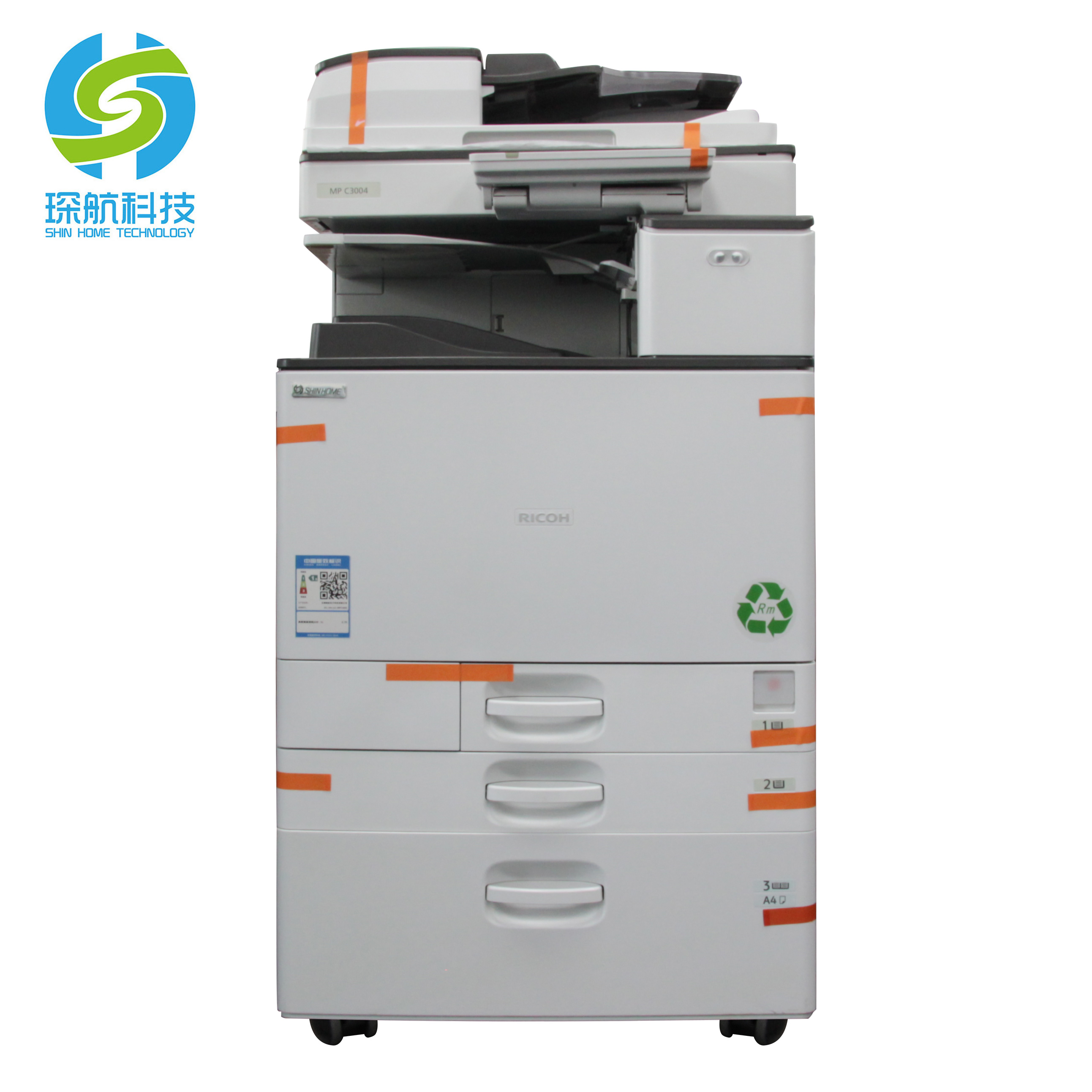 Использованные копировальные машины A3 цветные фотокопиры MP C3004/MP C3504 для офисных лазерных принтеров Ricoh