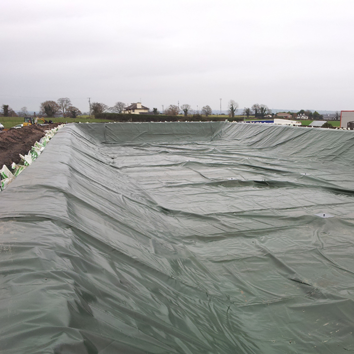 Геомембрана HDPE LDPE 0,3 мм 0,5 мм 0,75 мм геомембрана для пруда