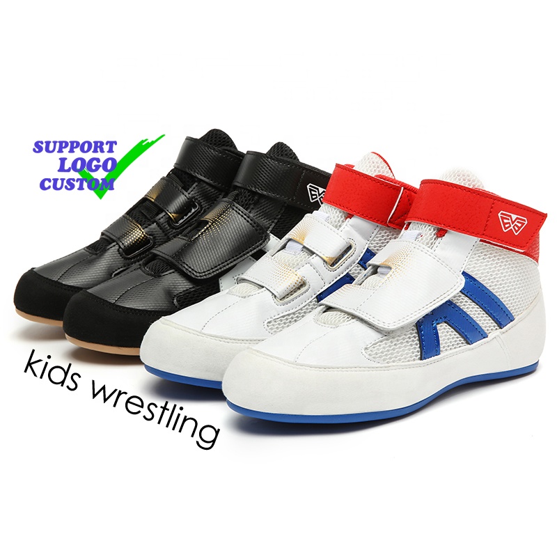 Logo Custom Professional Kids Breathable Non-slip Mens Boxing Boots Products Shoes Wrestling Shoes