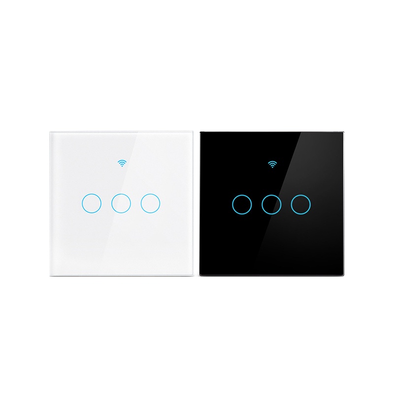 Умный домашний мобильный телефон WiFi управление Google Home Work Tuya Smart 1 2 3 Gang Touch Light Switch