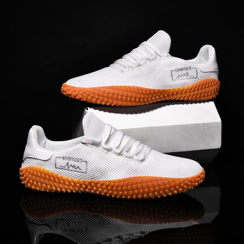 Cheap white sport sneaker slip on running shoe breath non slip light weight tenis shoe tenis masculino for mens