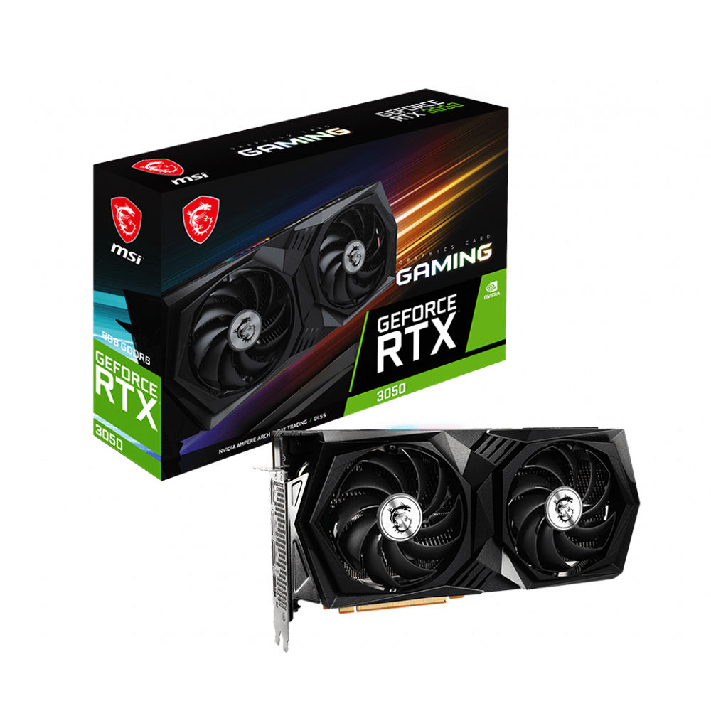 Видеокарта высокого класса Nvidia-MSi RTX3050, 8G LHR, GDDR6 для настольных игр, RTX 3050