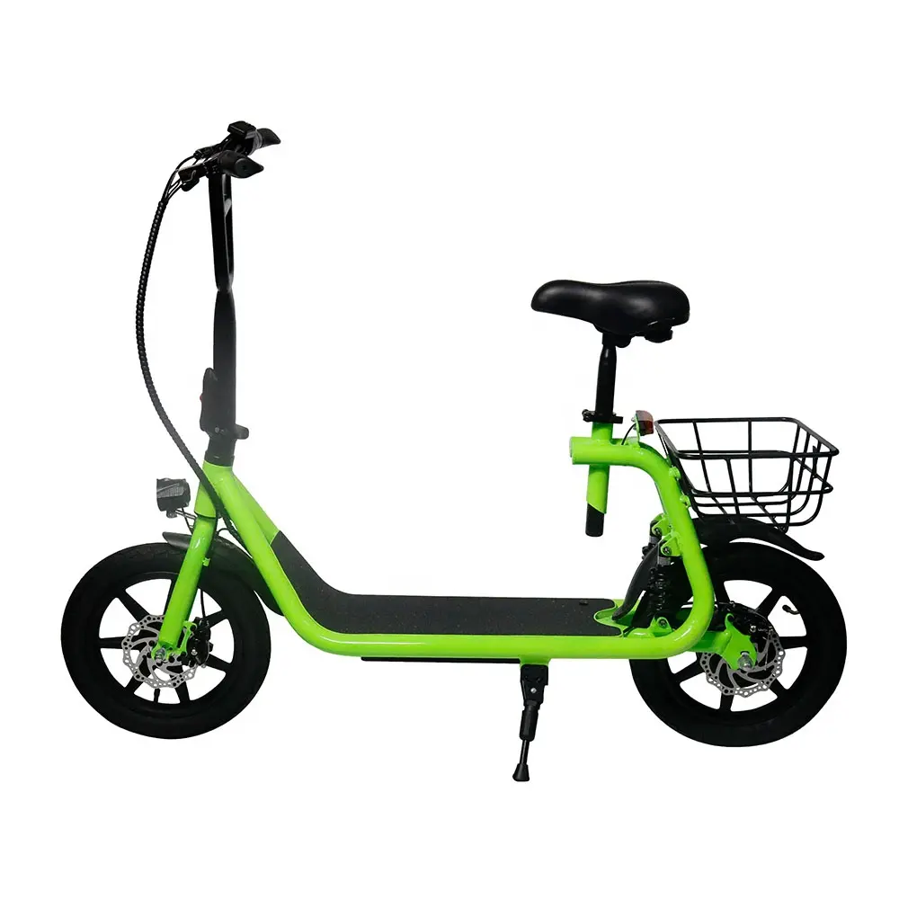 Both Male Female Urban Commuters 36v 12inch Foldable Light Electric Scooter Suitable