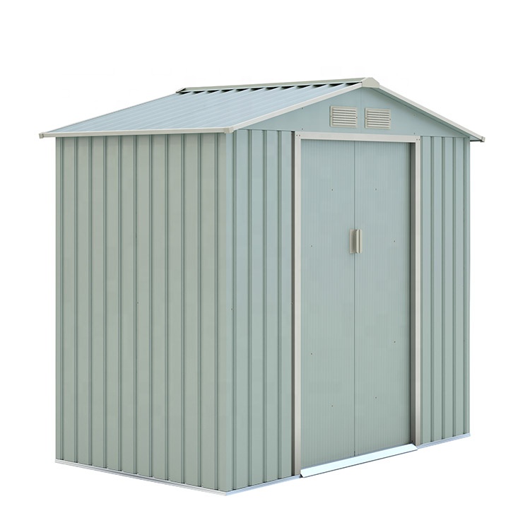 Прочный 7x4FT стальной конструкции, сборный дом для наружного хранилища