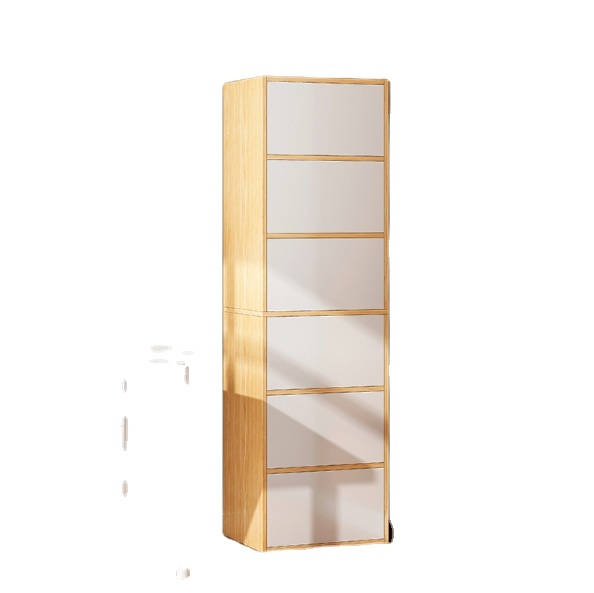 Bucket cabinet Household bedroom storage living room simple drawer against the wall multi-layer wooden bed end chest of drawers
