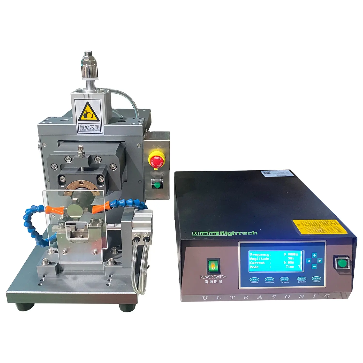 Ultrasonic Metal Welding Machine for Battery Cell with Aluminum Foils Welded to Copper Mesh