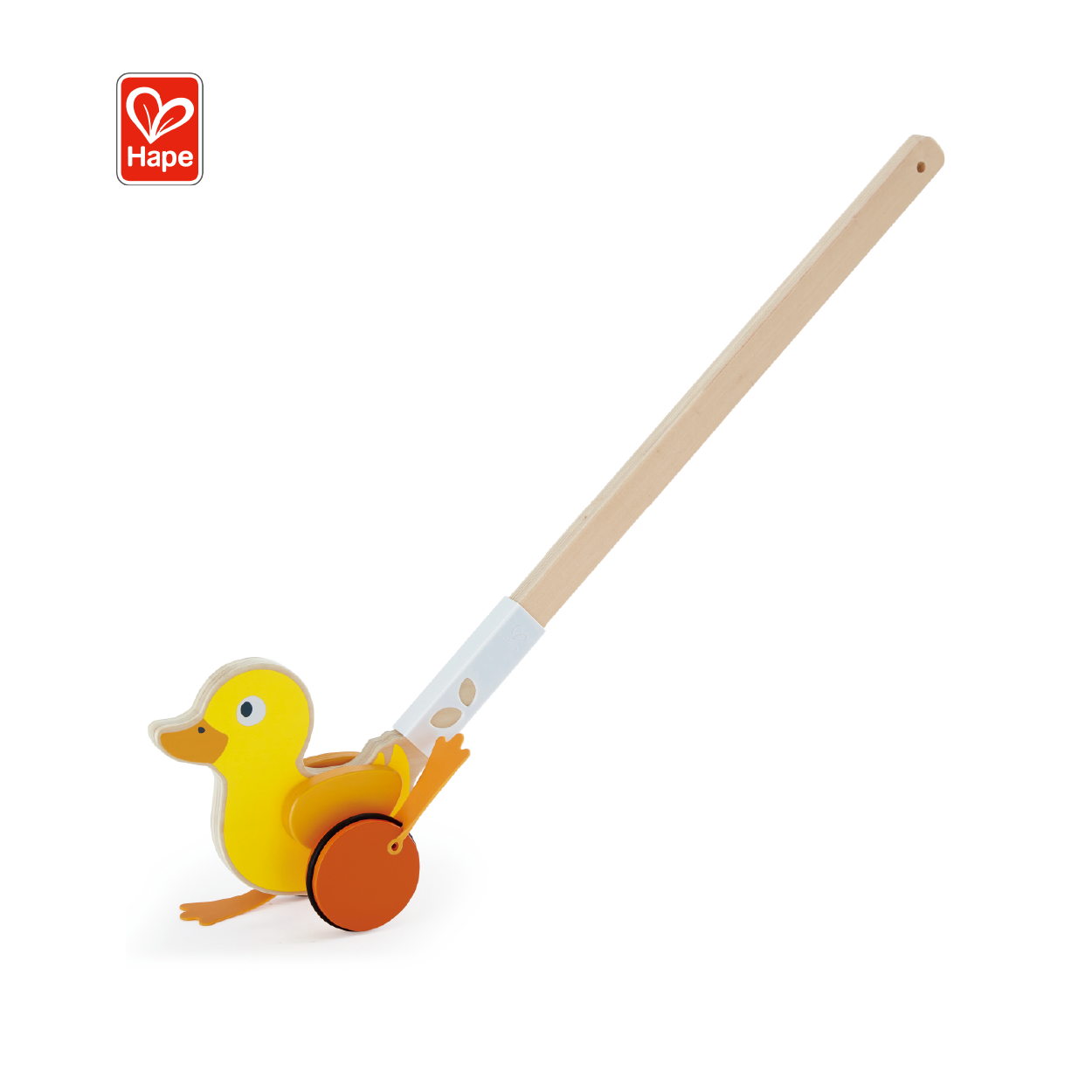 Ducky деревянный детский пуш-ап Спиннер Pal спиннинг вдоль игрушки