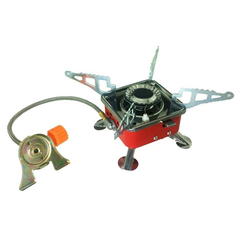 Factory direct outdoor mini portable hiking gas camping equipment butane portable gas stove