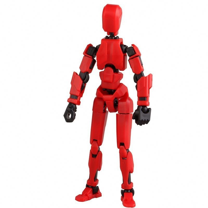 Custom Size Color Multi-Joint Action Figure 3D Printed Creative Kids Mini Toys Office Desktop Articulated Figure Toy
