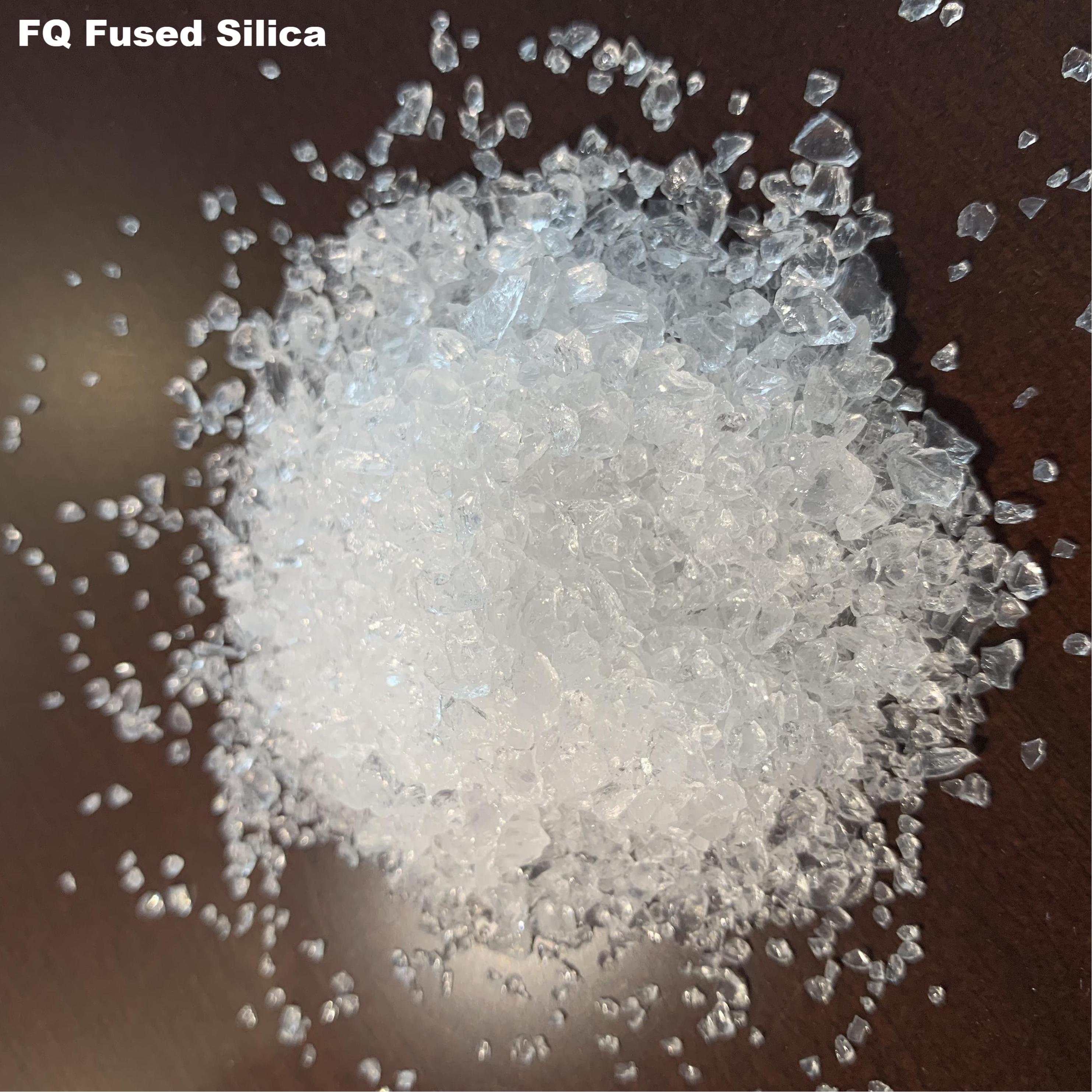 99.9% SiO2 0.5 to 30mm High Transperant Best Purity Melted Quartz Sand Fused SIlica Sand for Artificial Marble