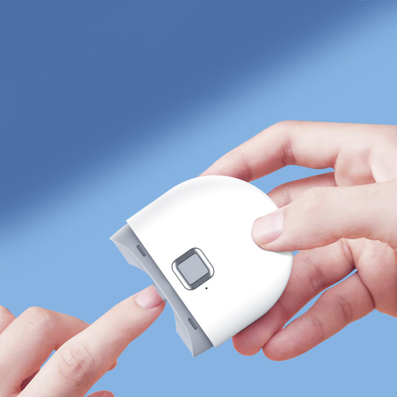 Автоматическая фреза для ногтей, USB перезаряжаемая Регулируемая шестерня, триммер для ногтей, машинка для полировки с подсветкой