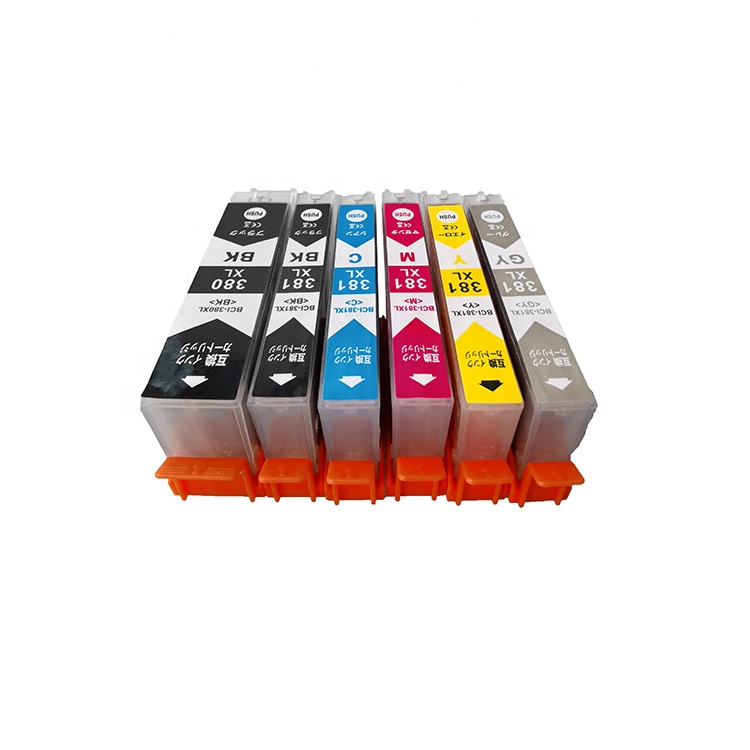 Горячая продажа BCI380XL BCI381XL чернильный картридж для Canon PIXUS TS8130 TS8230 TS6230 TS8330 совместимый чернильный картридж BCI380XL BCI381XL