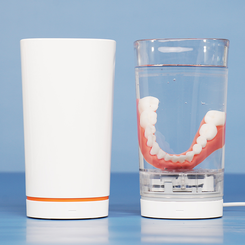 Natural homemade denture cleaner electrolytic water mouthwash cup teeth whitening irrig cleaner tooth oral hygienic pro