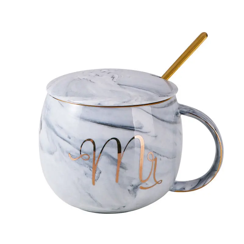 Personalized Coffee Mugs Custom Logo Ceramic Coffee Cup Initial Sublimation Coffee Cups WB092K