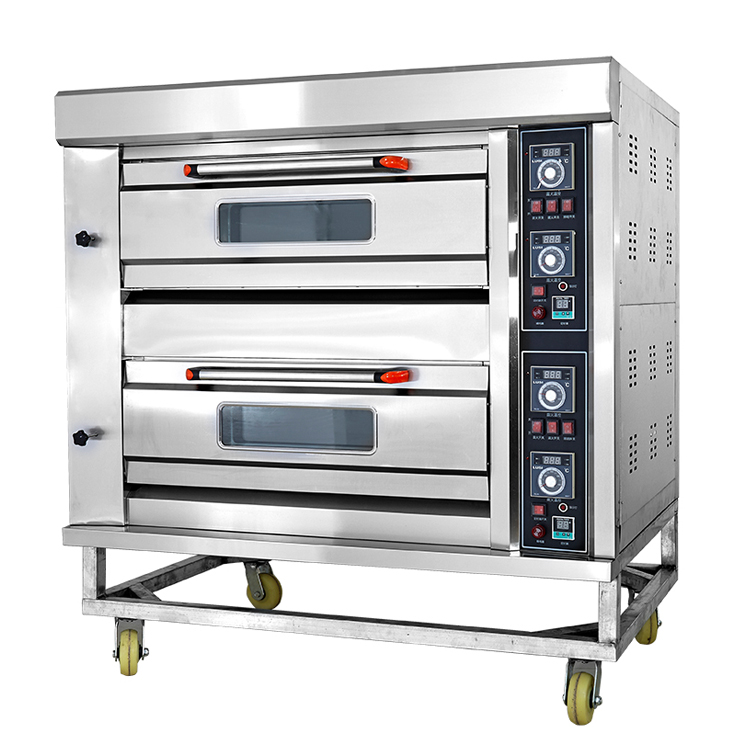 HGD-40Q новый дизайн, электрическая печь для пиццы, 2 колоды, 4 лотка