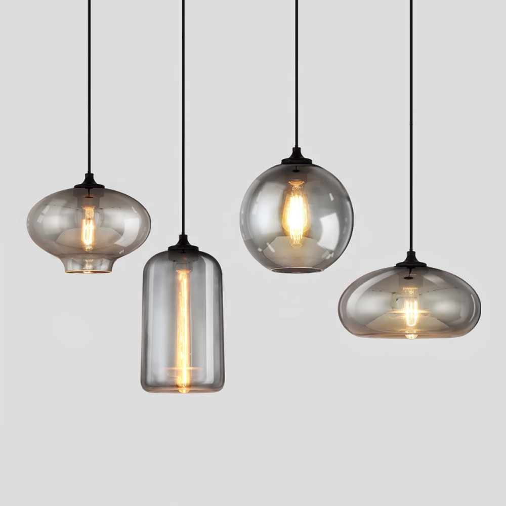 Nordic Decorative Glass Pendant Lamp AC85-265V Bar Restaurant Lighting