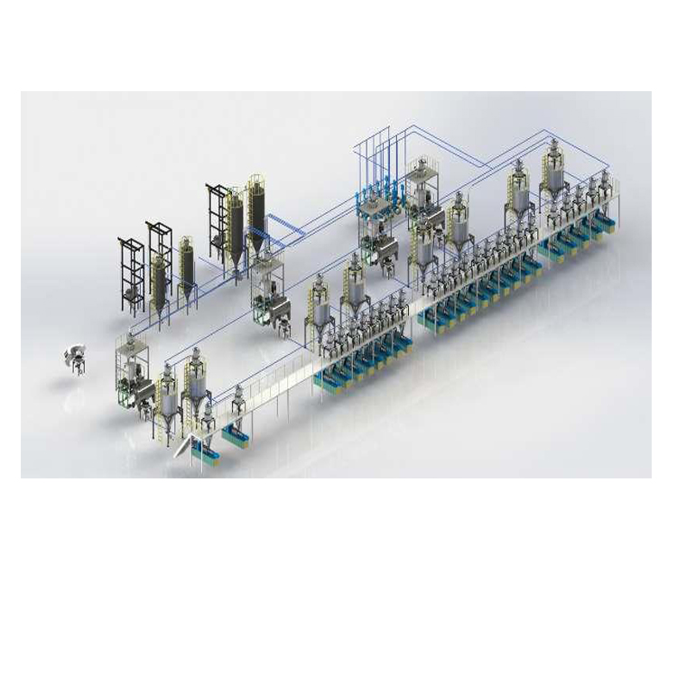 powder dosing conveying system plastic loader machine for extruder