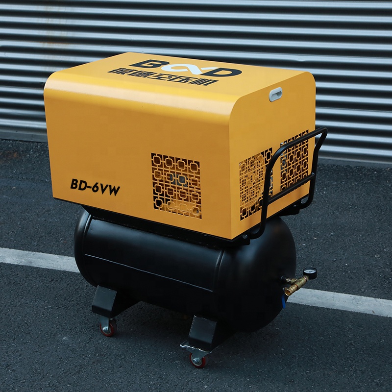 4HP тихий портативный воздушный компрессор мини Однофазный 50 Гц/60 Гц прокрутки воздушный компрессор машины в фошань