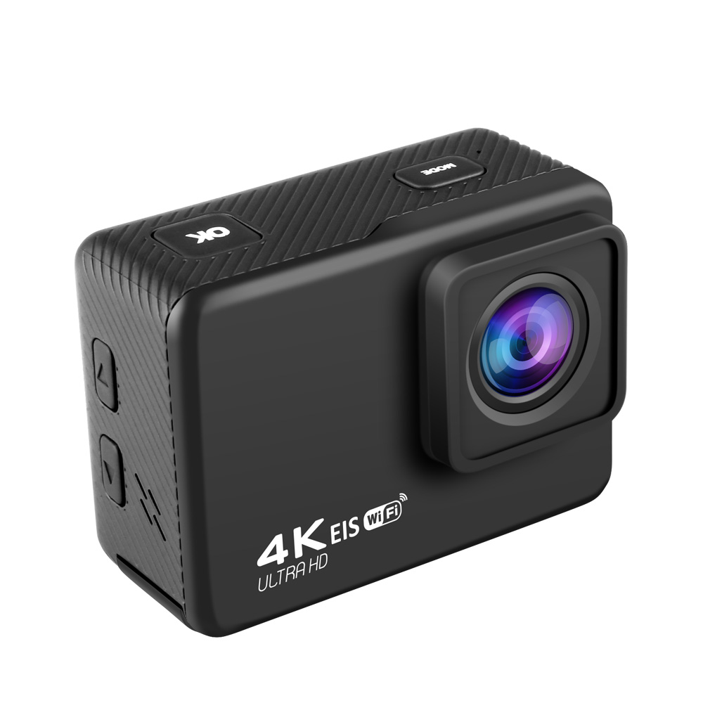 Extreme Sports 4K EIS Action Camera 1080P HD Waterproof Diving Sport Cameras with Action Sports Camera Accessory 2.4G Remote