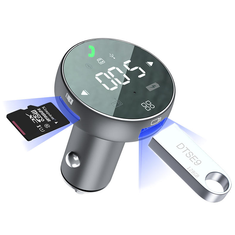 FM-передатчик Type C, автомобильное зарядное устройство, адаптер, Bluetooth 5,0, Автомобильный приемник, 30 Вт, радиокомплект, mp3-плеер, гарнитура, беспроводной FM-модулятор