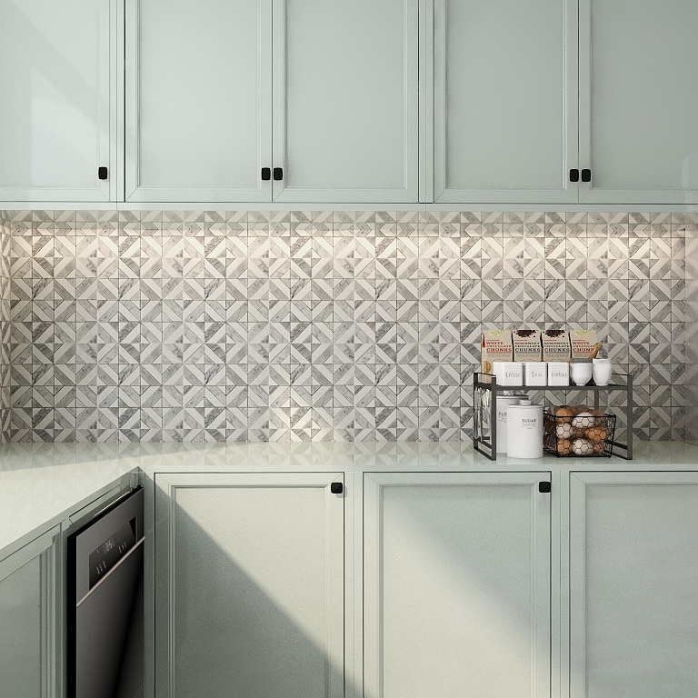 Modern Mosaic Wall Tile для Kitchen, Factory, Backsplash