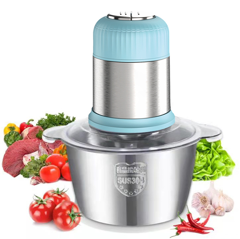 Новый список овощей Электрический 2l стеклянный измельчитель для кухни многоцелевой Электрический измельчитель для еды овощное мясо