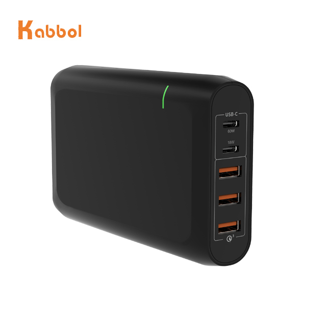 Зарядное устройство для путешествий Type-C 100 Вт с быстрой зарядкой USB-C PD, Quick Charge 3,0-Совместимо с 11 Plus Max/11 Plus/11, XS Max/XS
