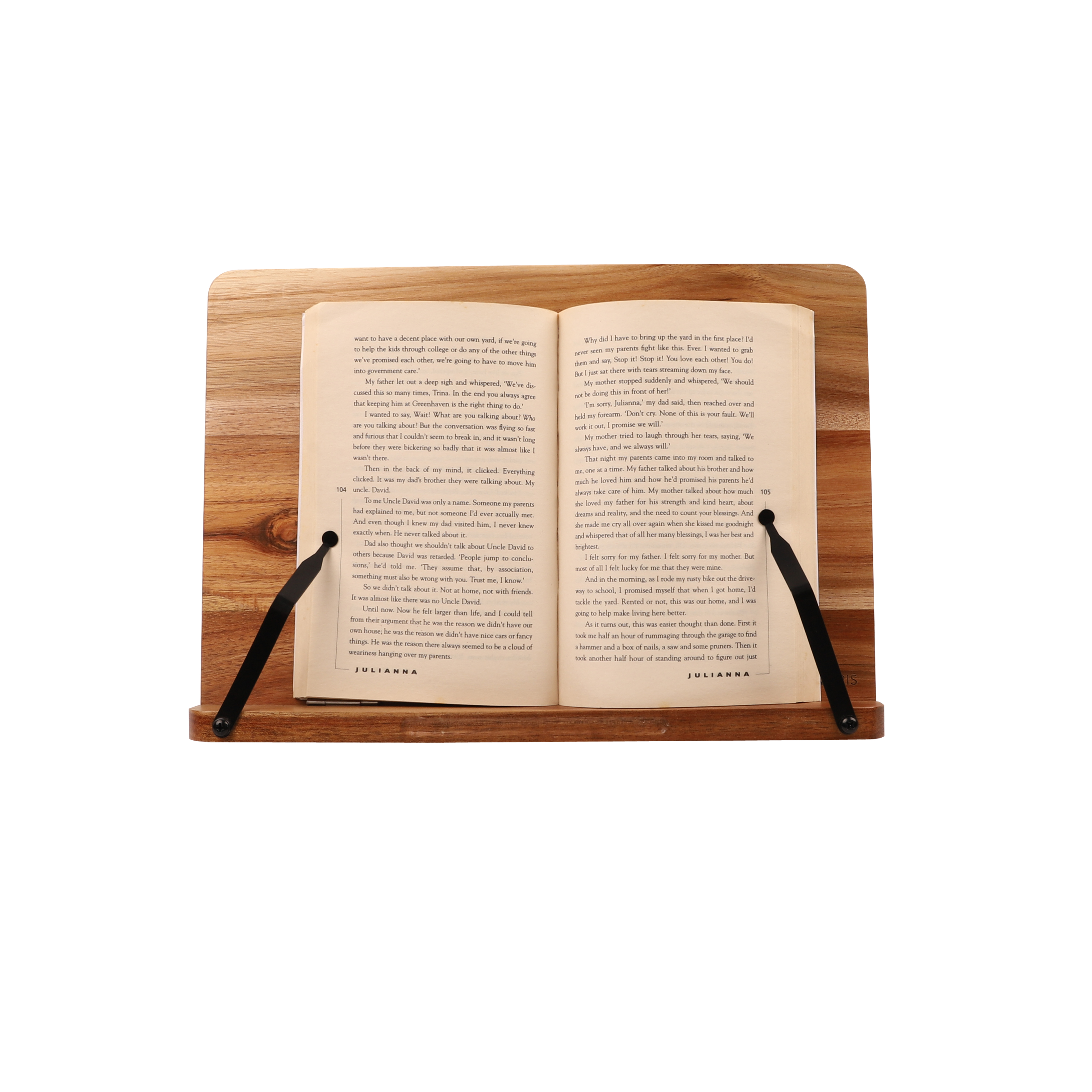 Регулируемая подставка для чтения, подставка для книг для готовки, настольный держатель для документов, держатель для чтения, подставка для книг из акации для гостиной