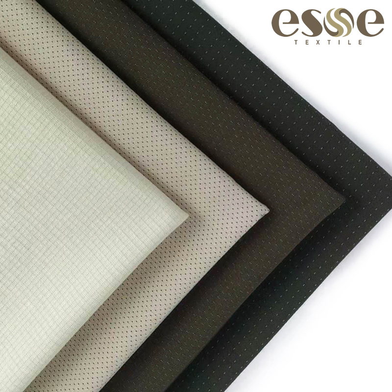 ESSE TEXTILE 40S NR roma fabric dobby siro plain dyed knit fabric King ponte de ROMA DOTS
