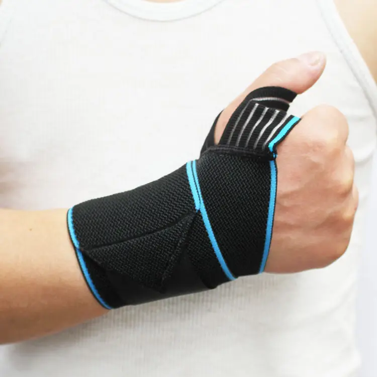 Fully protected badminton wrist support brace wraps