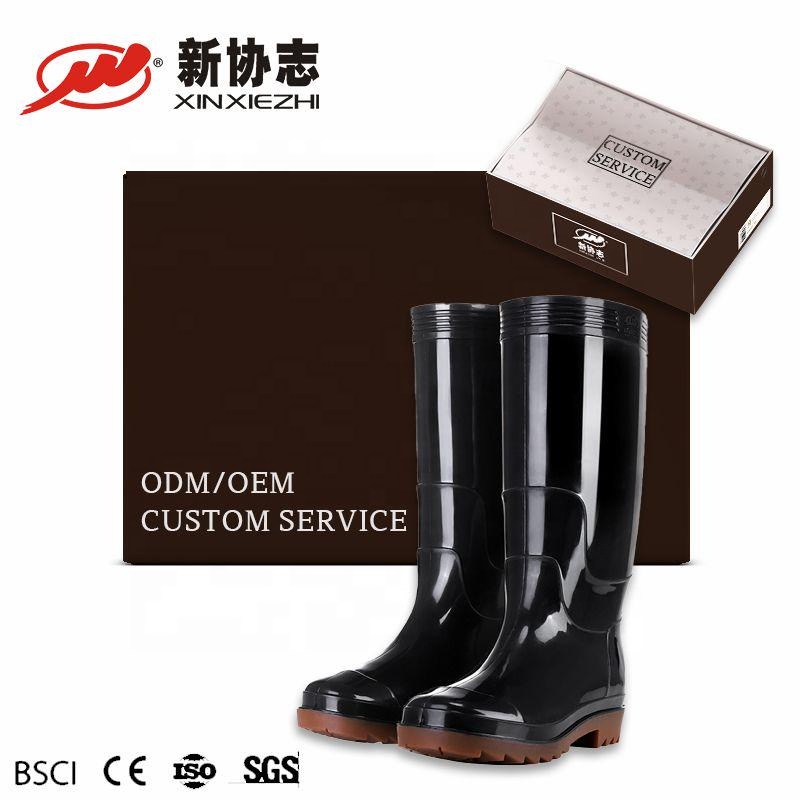 Xinxiezhi Botas De Lluvia, заводской продавец, высокое качество, унисекс, дождь, водонепроницаемая мужская обувь, оптовая продажа, защитные дождевые сапоги