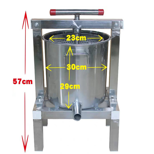 Beekeeping Tools Wax Press Machine Honey processing Machine Stainless Steel Bee Wax Press