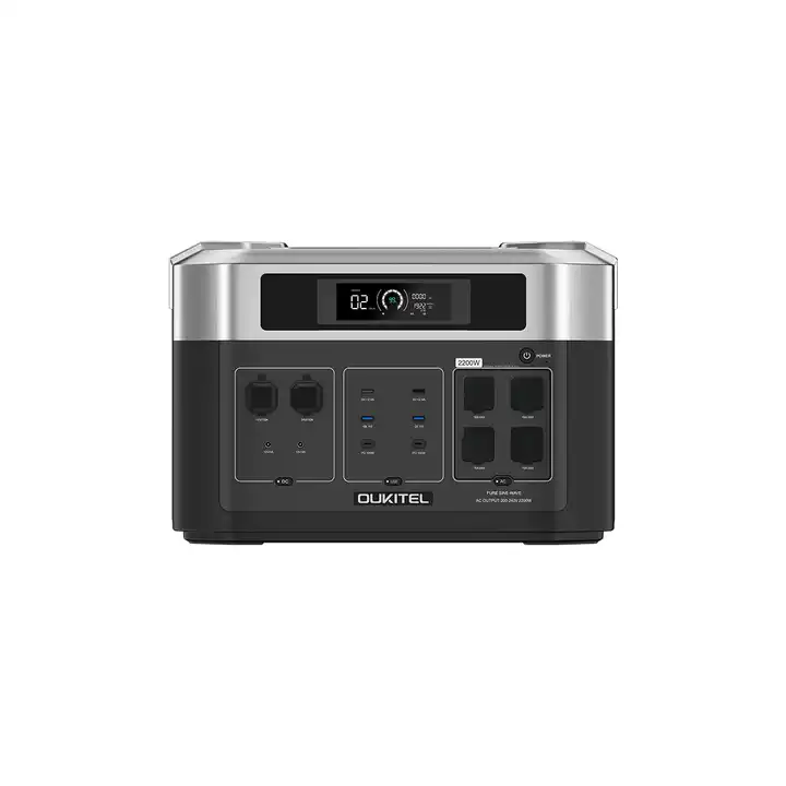 Oukitel BP2000E Portable Power Station LiFePO4 640000mAh UPS Portable Solar Generator 2048Wh 2200W Power Station Oukitel BP2000