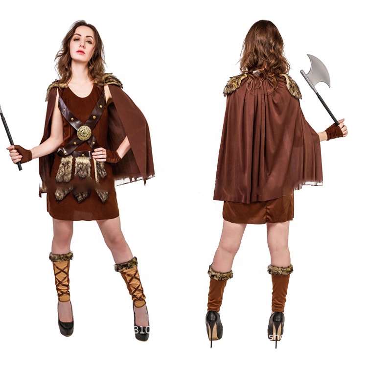 Halloween Inca Aboriginal Primitive Distaff Pirate Costume Cosplay Plot Unifor Viking dress show savage costume halloween