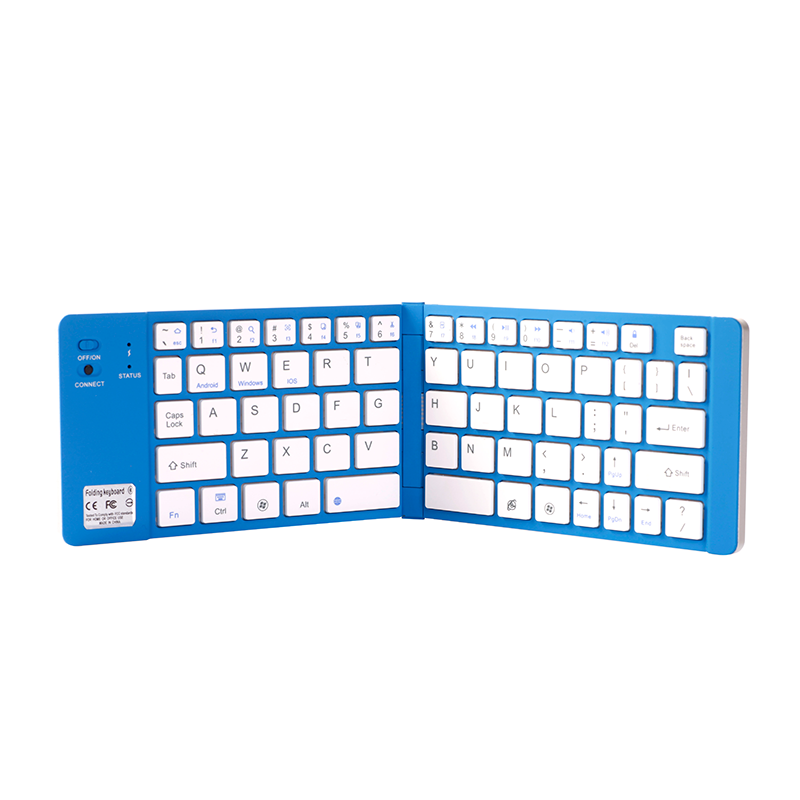 Portable wireless ultra-thin folding bluetooth mute office mini computer keyboard